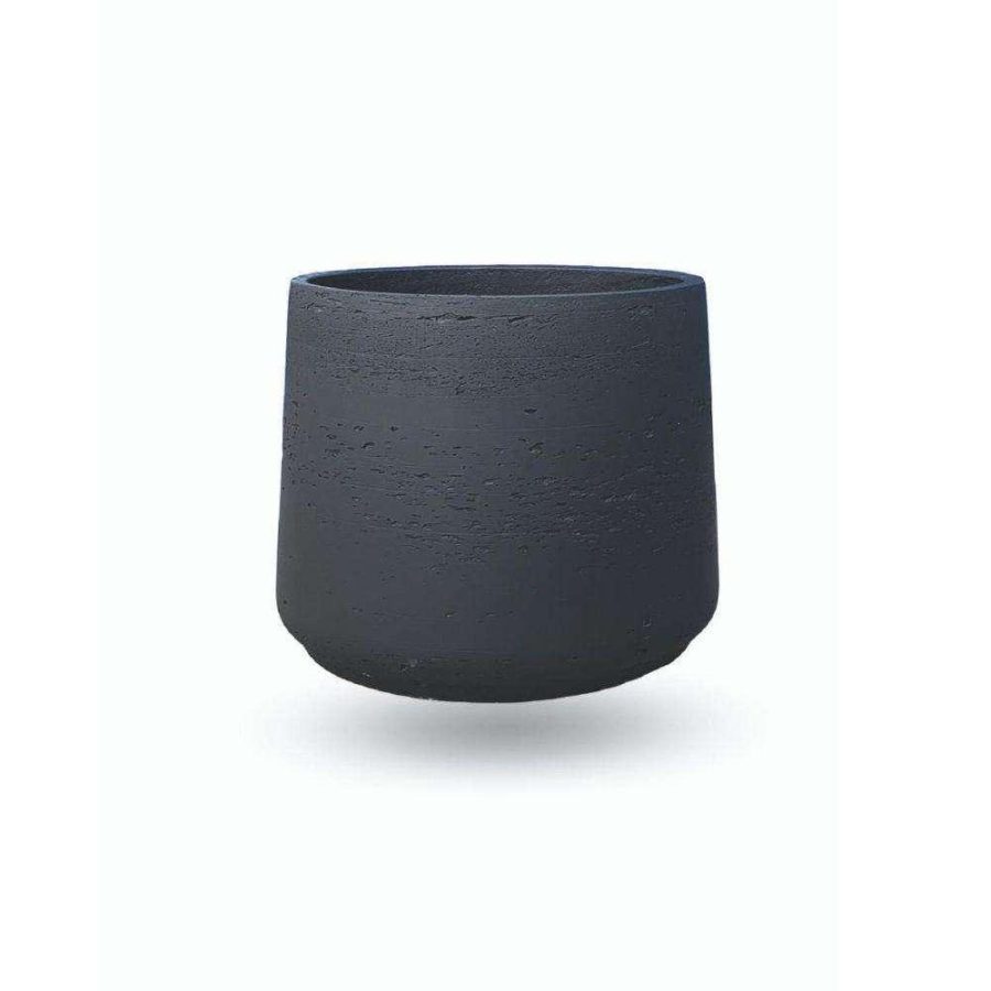 Anto Black Cement Planter 13” | Cement Cement Cement