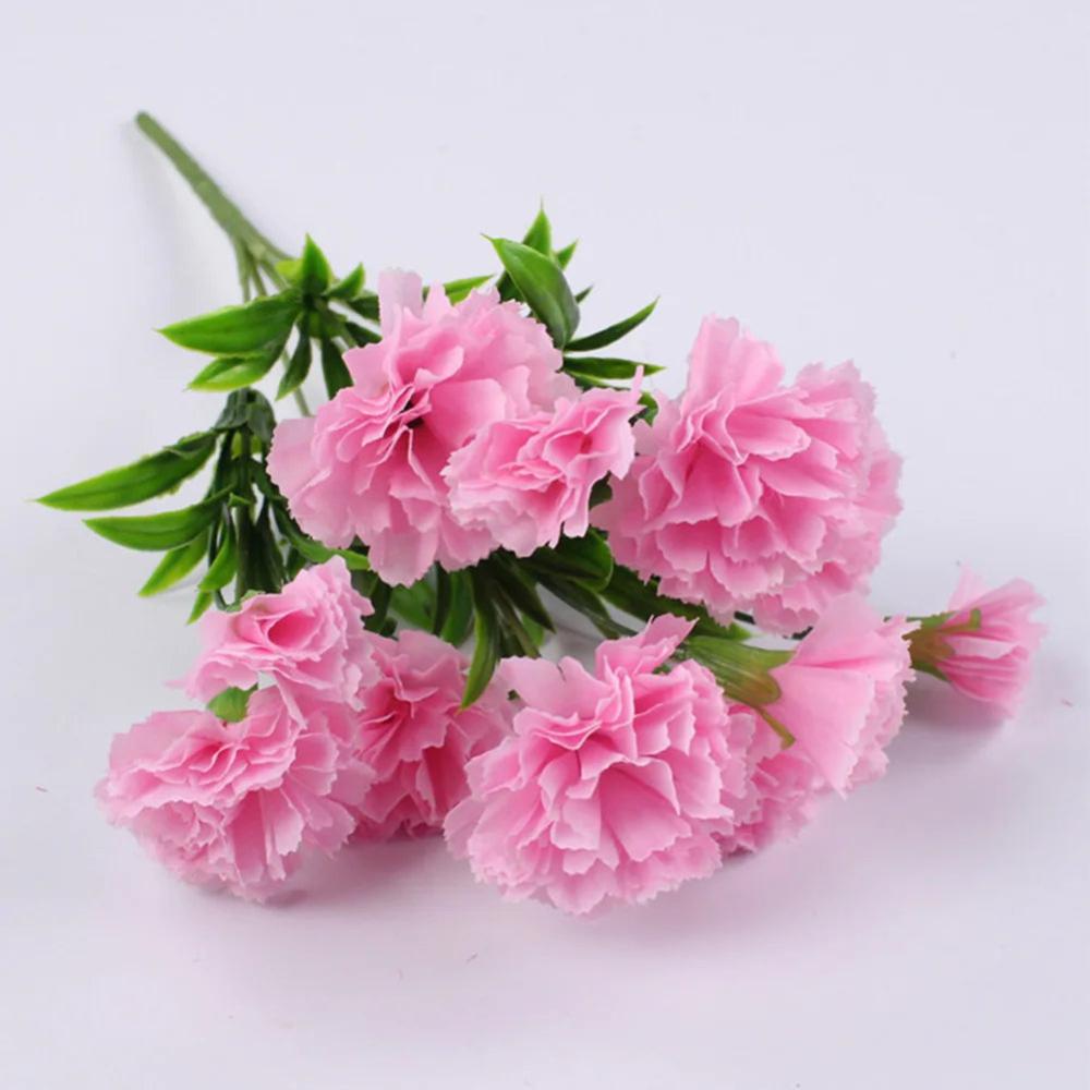 Artificial Carnation Flower Bouquet | Small Floral & Foliage Decor Decor Small Floral & Foliage Decor