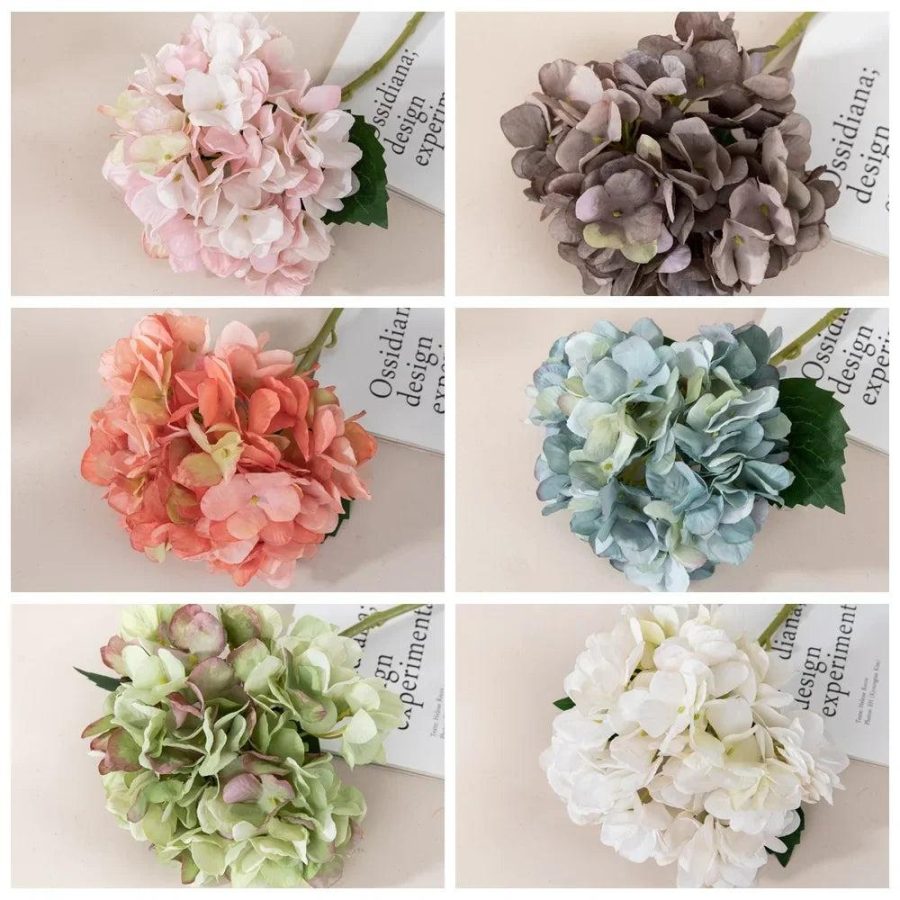 Artificial Hydrangea Artificial Flower | Small Floral & Foliage Decor Decor Small Floral & Foliage Decor