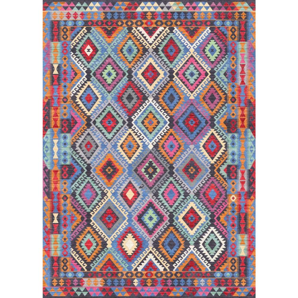 Assania Multi Color Rug – 2.5×7 Rugs – Premium Linen | 2.5×7 Rugs 2.5x7 Rugs 2.5x7 Rugs