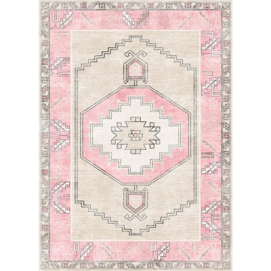 Barbara Pink Beige Rug – 3×5 Rugs – Premium Linen | 3×5 Rugs 3x5 Rugs 3x5 Rugs