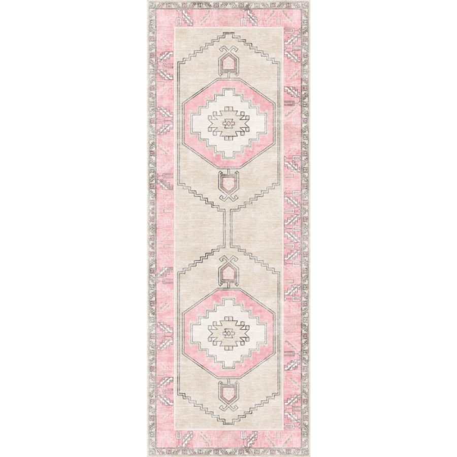 Barbara Pink Beige Rug – 3×5 Rugs – Premium Linen | 3×5 Rugs 3x5 Rugs 3x5 Rugs