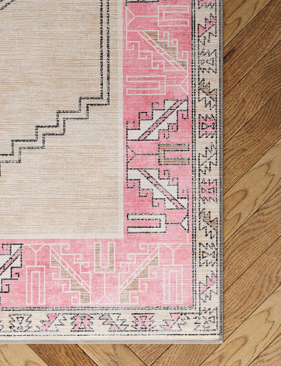 Barbara Pink Beige Rug – 3×5 Rugs – Premium Linen | 3×5 Rugs 3x5 Rugs 3x5 Rugs