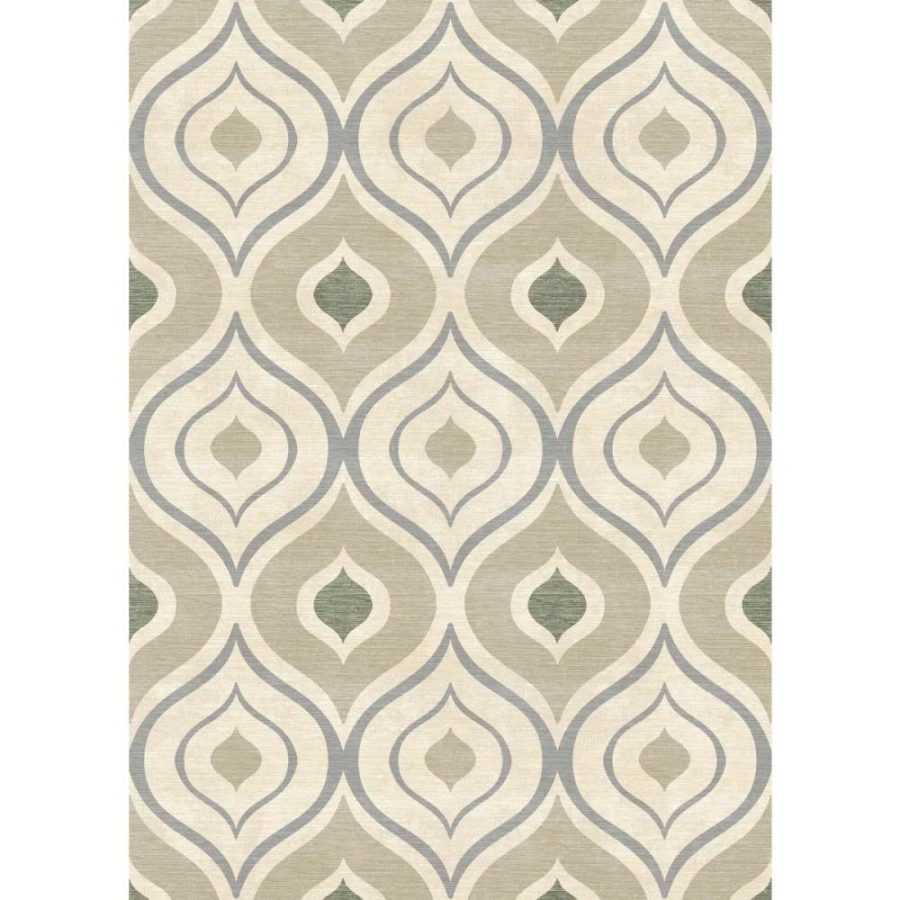 Benett Beige Green Rug – 5×7 Rugs – Premium Linen | 5×7 Rugs 5x7 Rugs 5x7 Rugs