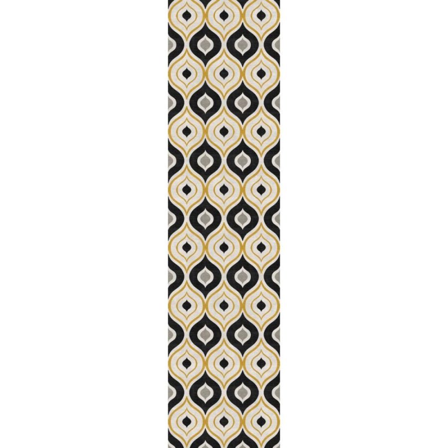 Benett Beige Yellow Black Rug – 3×5 Rugs – Premium Linen | 3×5 Rugs 3x5 Rugs 3x5 Rugs