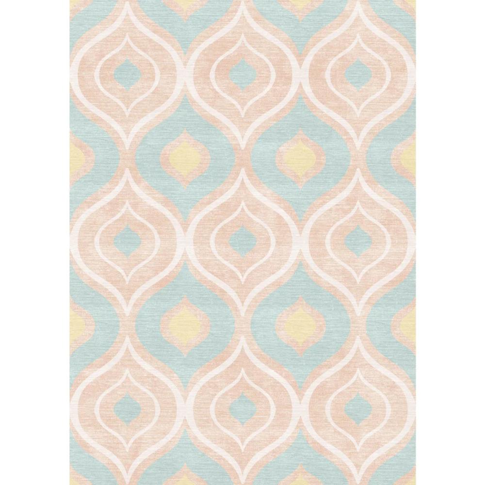 Benett Teal Coral Yellow Rug – 9×12 Rugs – Premium Linen | 9×12 Rugs 9x12 Rugs 9x12 Rugs