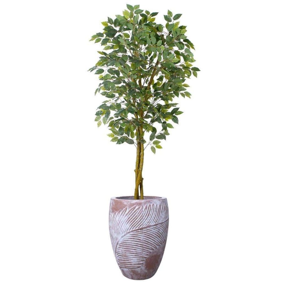 Benja Artificial Ficus Tree Potted Plant 6’ | Artificial Plants & Trees Artificial Plants Artificial Plants & Trees