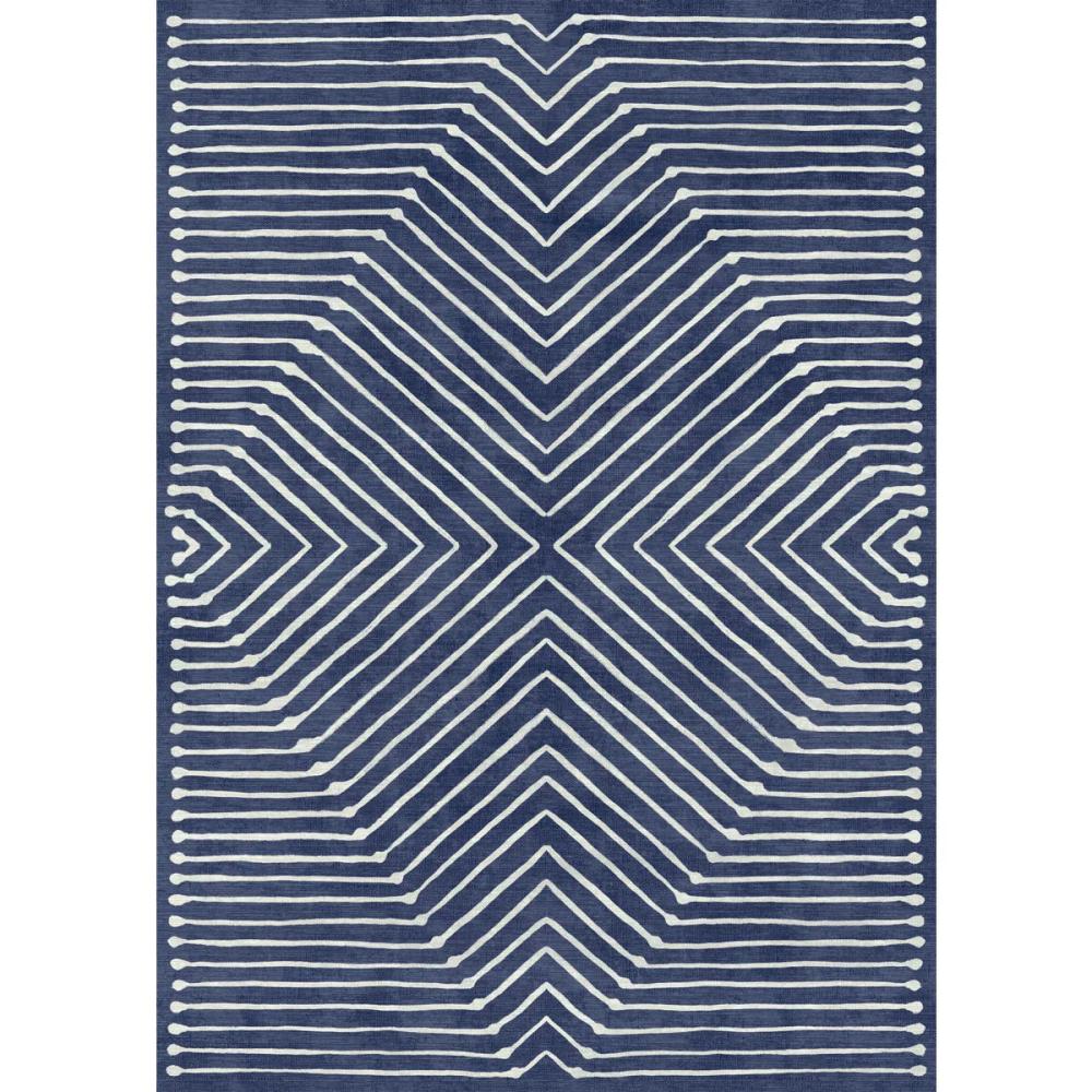 Calator Navy Blue Rug – 5×7 Rugs – Premium Linen | 5×7 Rugs 5x7 Rugs 5x7 Rugs