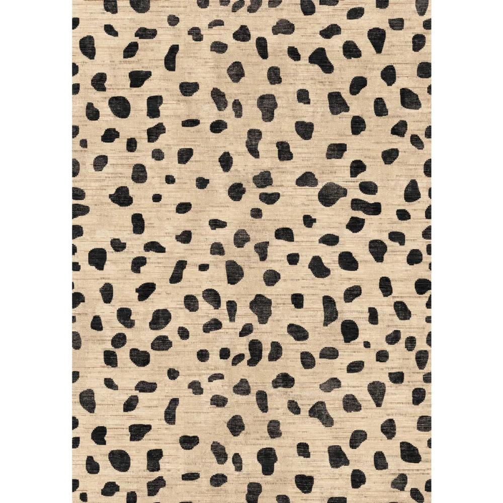 Cheetah Natural Black Rug – 5×7 Rugs – Premium Linen | 5×7 Rugs 5x7 Rugs 5x7 Rugs