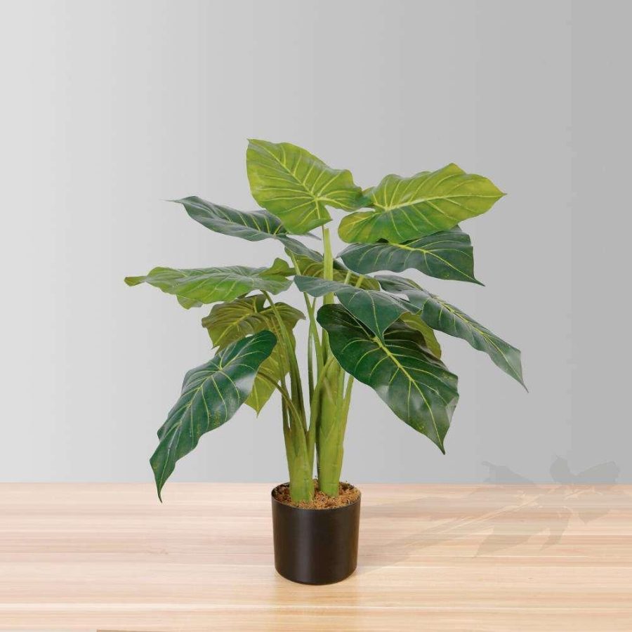 Dora Artificial Alocasia Potted Plant 28" | Artificial Plants & Trees Artificial Plants Artificial Plants & Trees