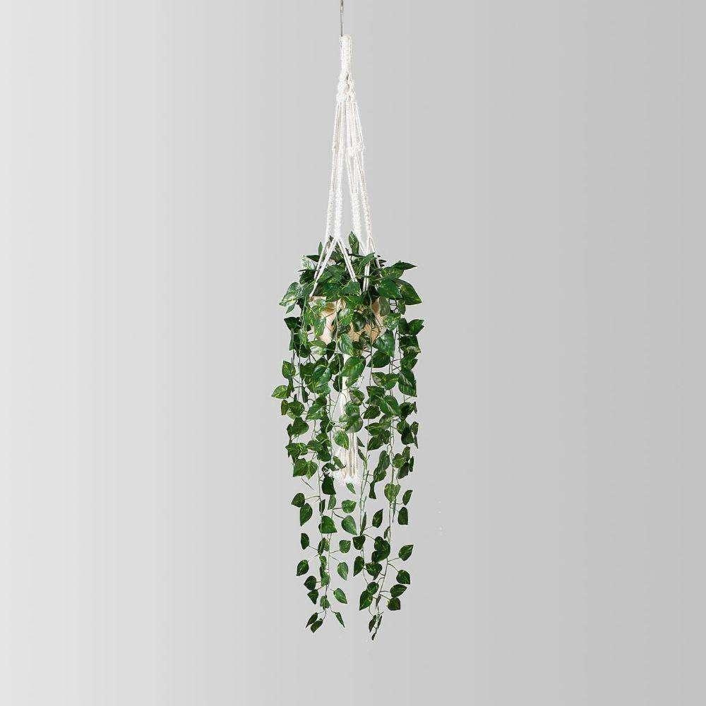 Elrey Faux Potted Macrame Hanging Plant (4.7 Feet) | Artificial Plants & Trees Artificial Plants Artificial Plants & Trees