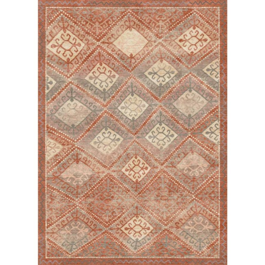 Kazna Orange Rug – 3×5 Rugs – Premium Linen | 3×5 Rugs 3x5 Rugs 3x5 Rugs