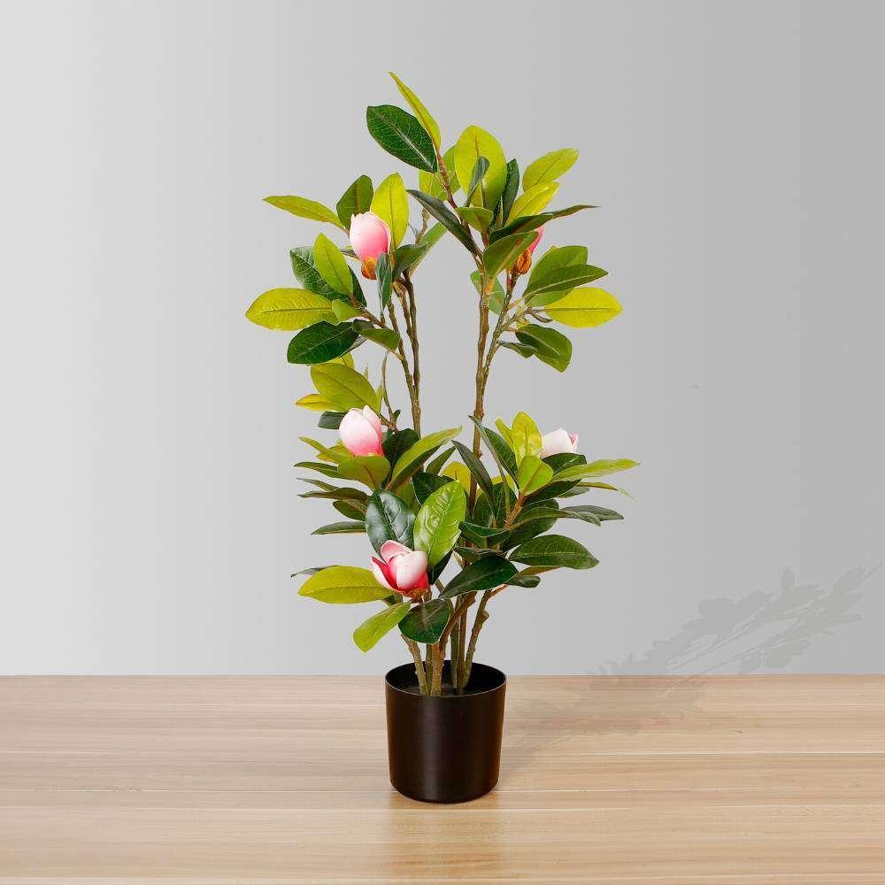 Kira Artificial Magnolia Tree Potted Plant 28" | Artificial Plants & Trees Artificial Plants Artificial Plants & Trees