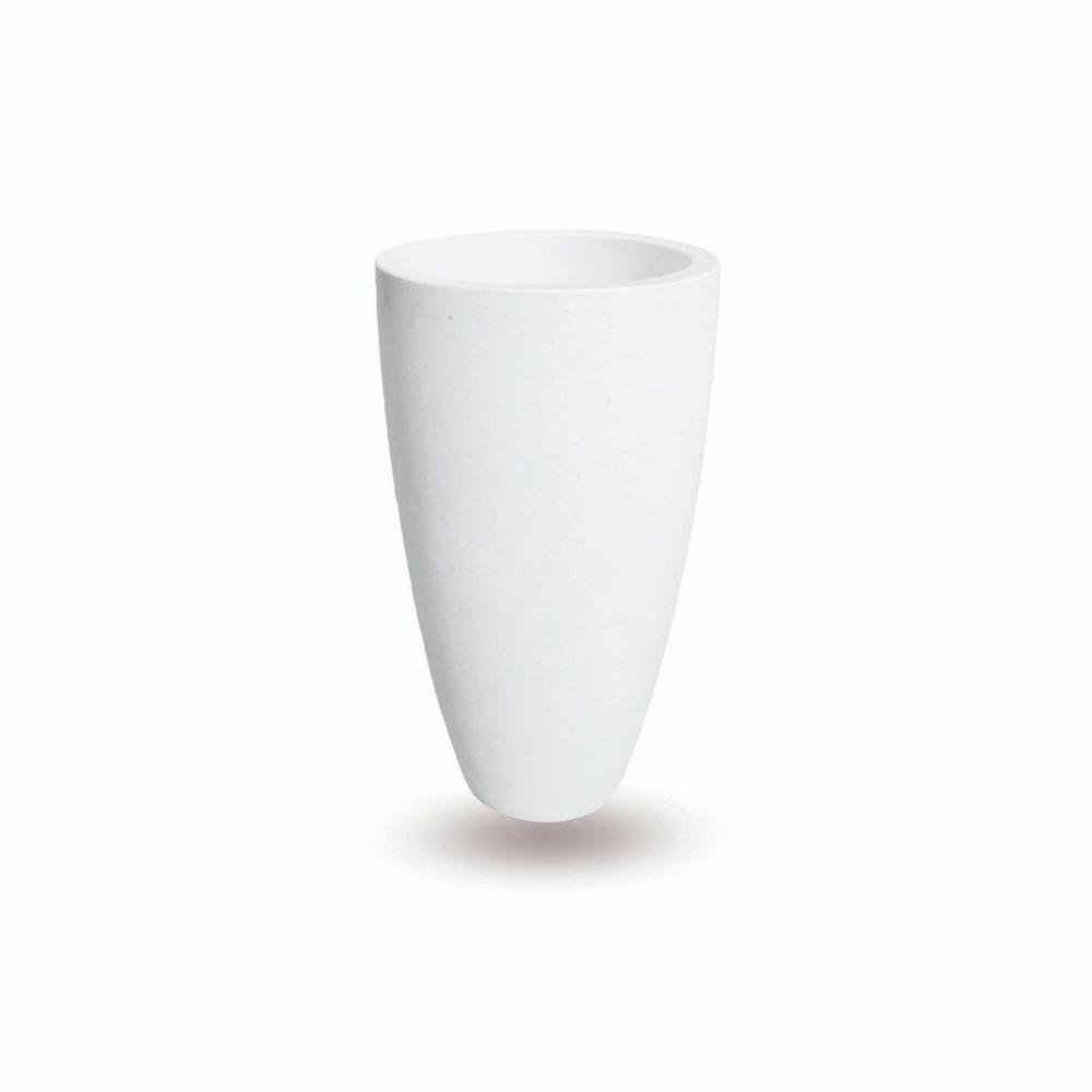 Lazio White Cement Planter (Multiple Sizes) | Cement Cement Cement