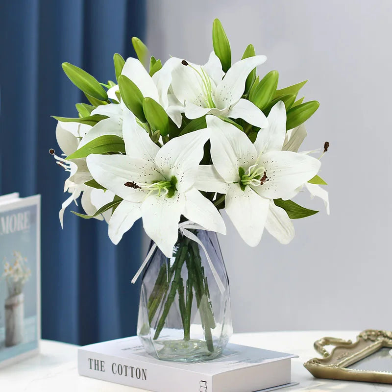 Lily Artificial Flower | Small Floral & Foliage Decor Decor Small Floral & Foliage Decor