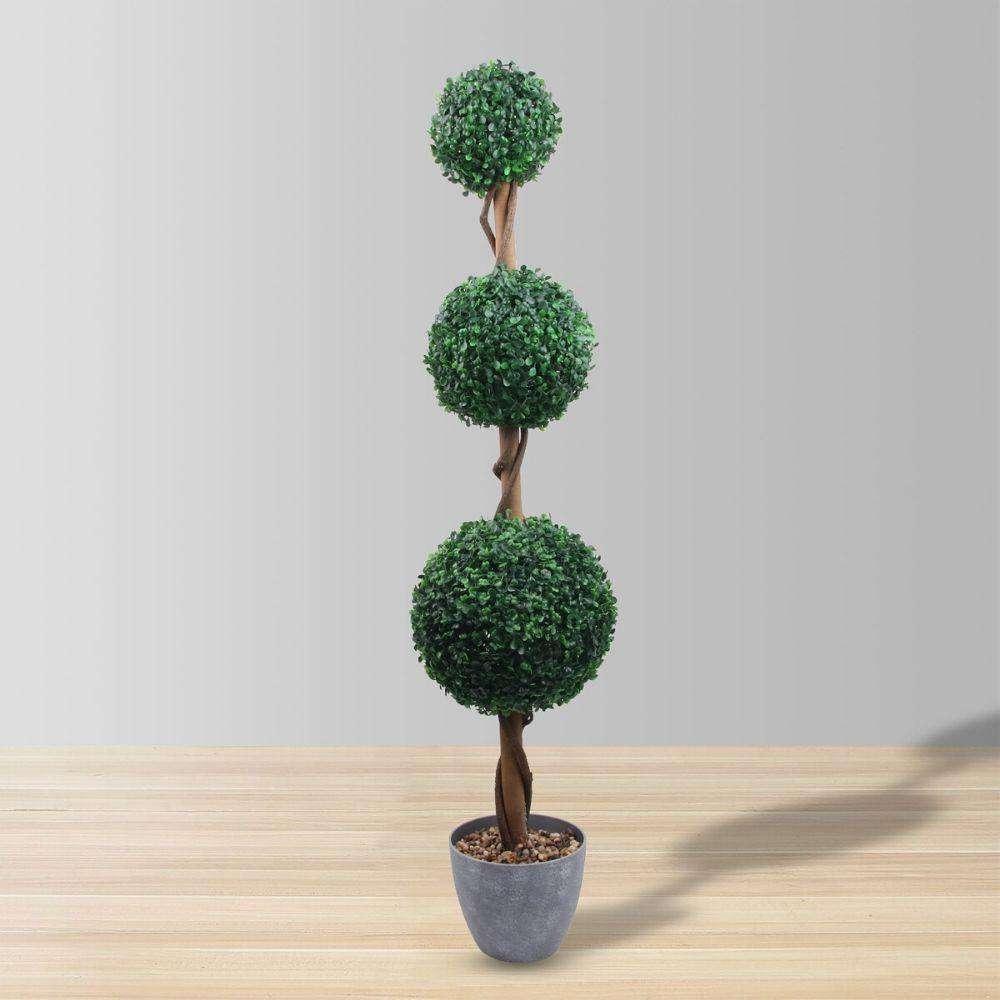 London Faux Potted Boxwood Topiary Plant (Multiple Sizes) | Artificial Plants & Trees Artificial Boxwood Topiary Artificial Boxwood Topiary