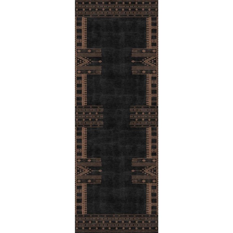 Mazela Black Rug – 8×10 Rugs – Premium Linen | 8×10 Rugs 8x10 Rugs 8x10 Rugs