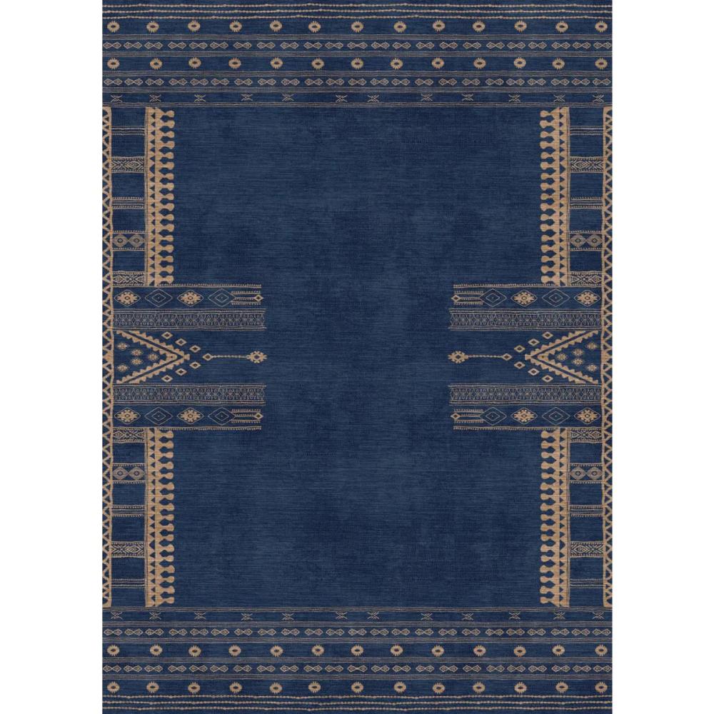 Mazela Navy Rug – 2.5×7 Rugs – Premium Linen | 2.5×7 Rugs 2.5x7 Rugs 2.5x7 Rugs