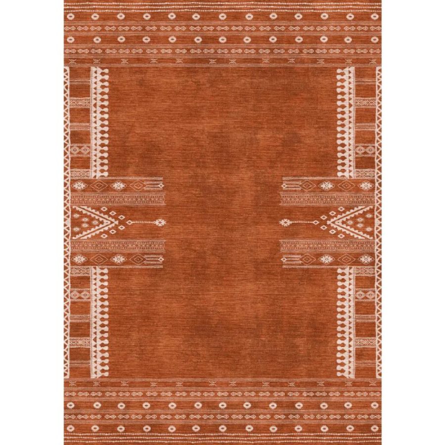 Mazela Orange Rug – 2.5×16 Rugs – Premium Linen | 2.5×16 Rugs 2.5x16 Rugs 2.5x16 Rugs