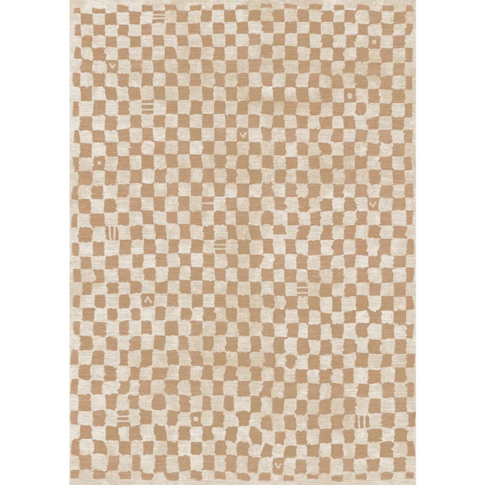 Metro Checkered Natural Rug – 2.5×10 Rugs – Premium Linen | 2.5×10 Rugs 2.5x10 Rugs 2.5x10 Rugs