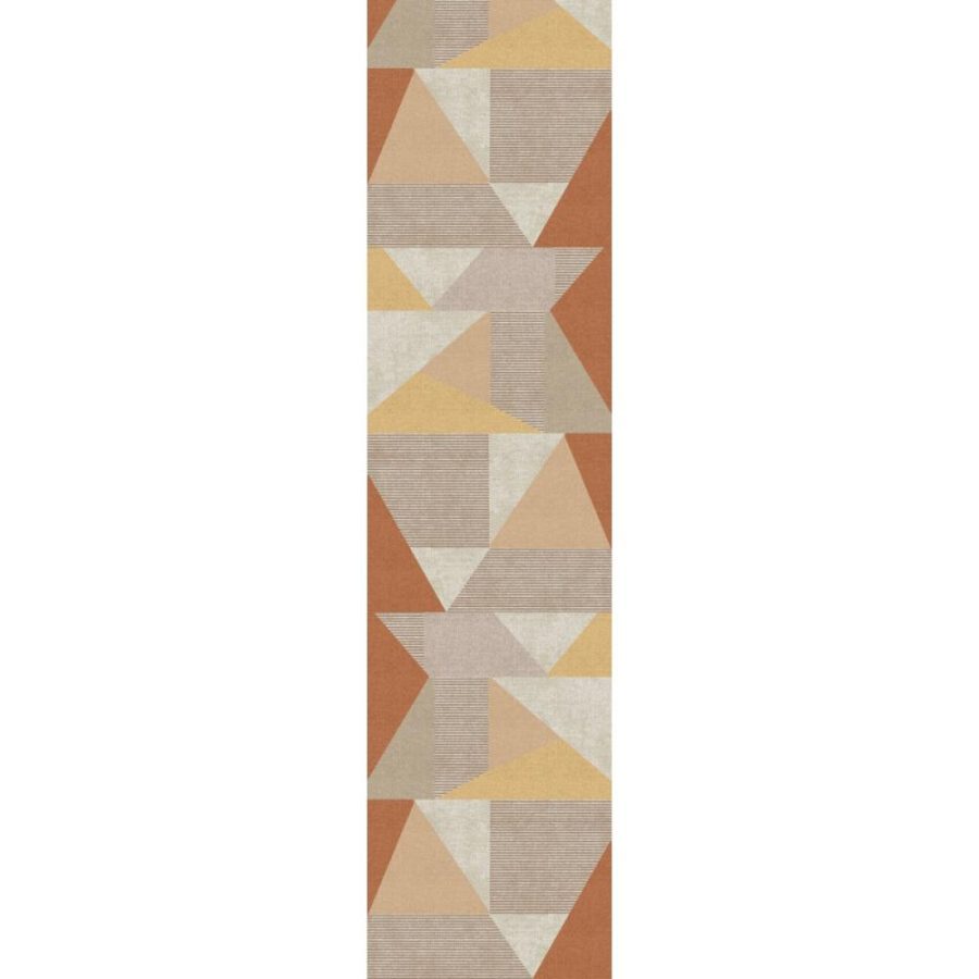 Mizza Orange Beige Rug – 5×7 Rugs – Premium Linen | 5×7 Rugs 5x7 Rugs 5x7 Rugs