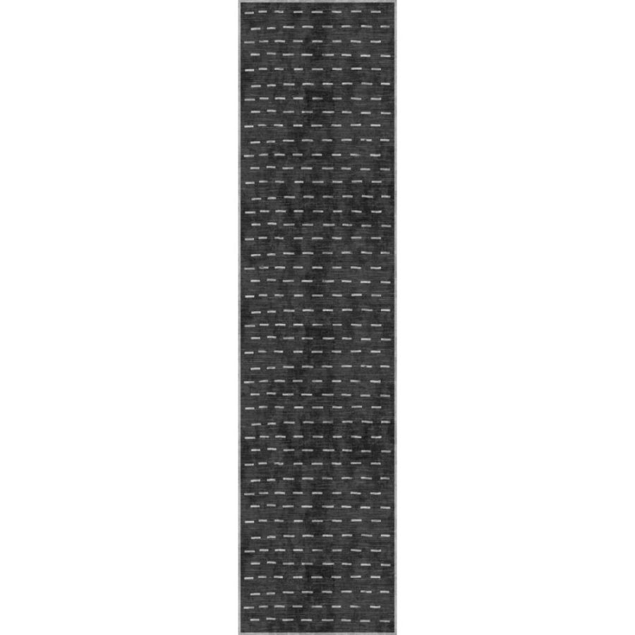 Sando Black Grey Rug – 6×9 Rugs – Premium Linen | 6×9 Rugs 6x9 Rugs 6x9 Rugs