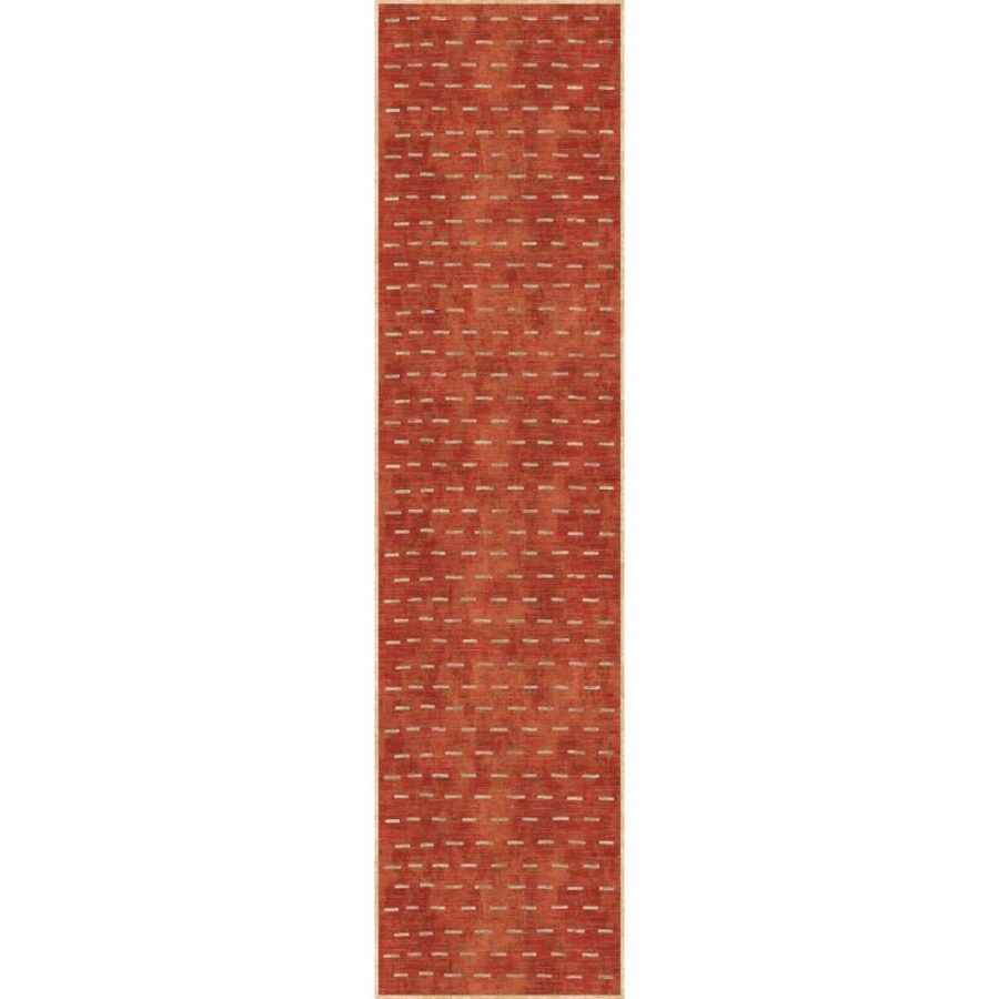 Sando Burnt Orange Natural Rug – 6×9 Rugs – Premium Linen | 6×9 Rugs 6x9 Rugs 6x9 Rugs