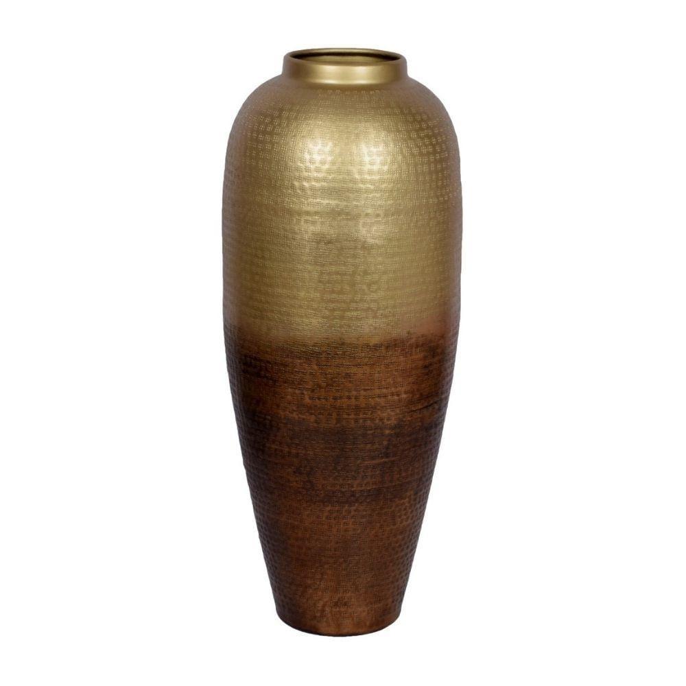 Selina Hand Hammered Brass Floor Vase | Brass Floor Vases Vases Brass Floor Vases