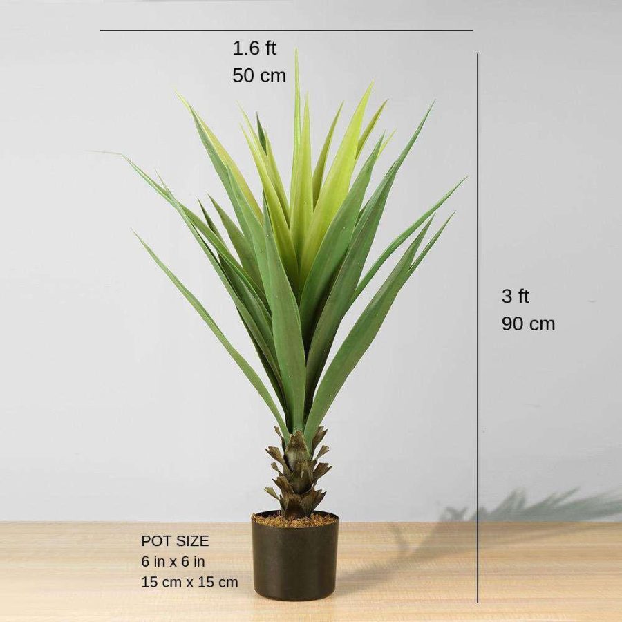 Tila Artificial Agave Tree Potted Plant 3′ | Artificial Plants & Trees Artificial Plants Artificial Plants & Trees