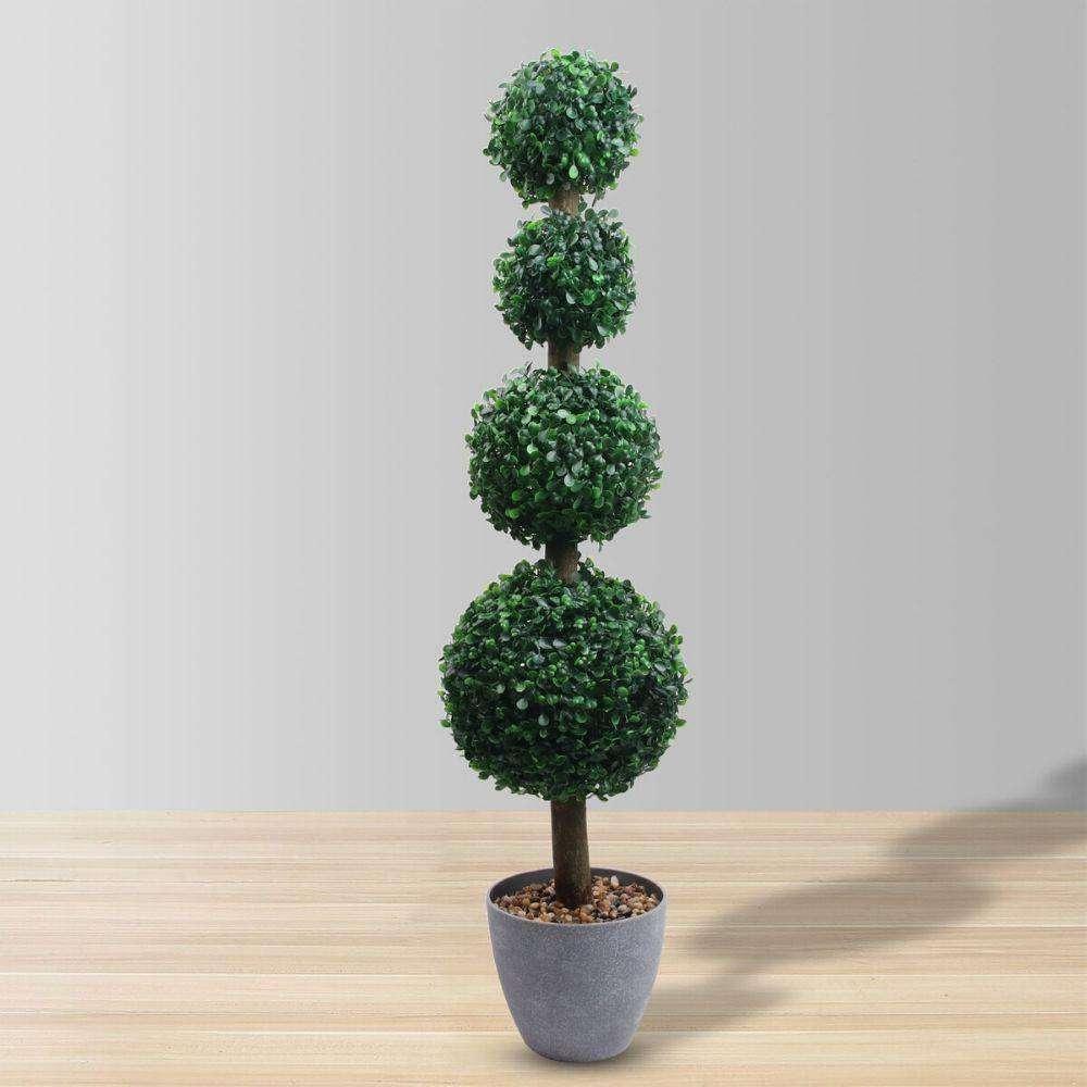 York Faux Potted Boxwood Topiary Plant 3′ | Artificial Plants & Trees Artificial Boxwood Topiary Artificial Boxwood Topiary