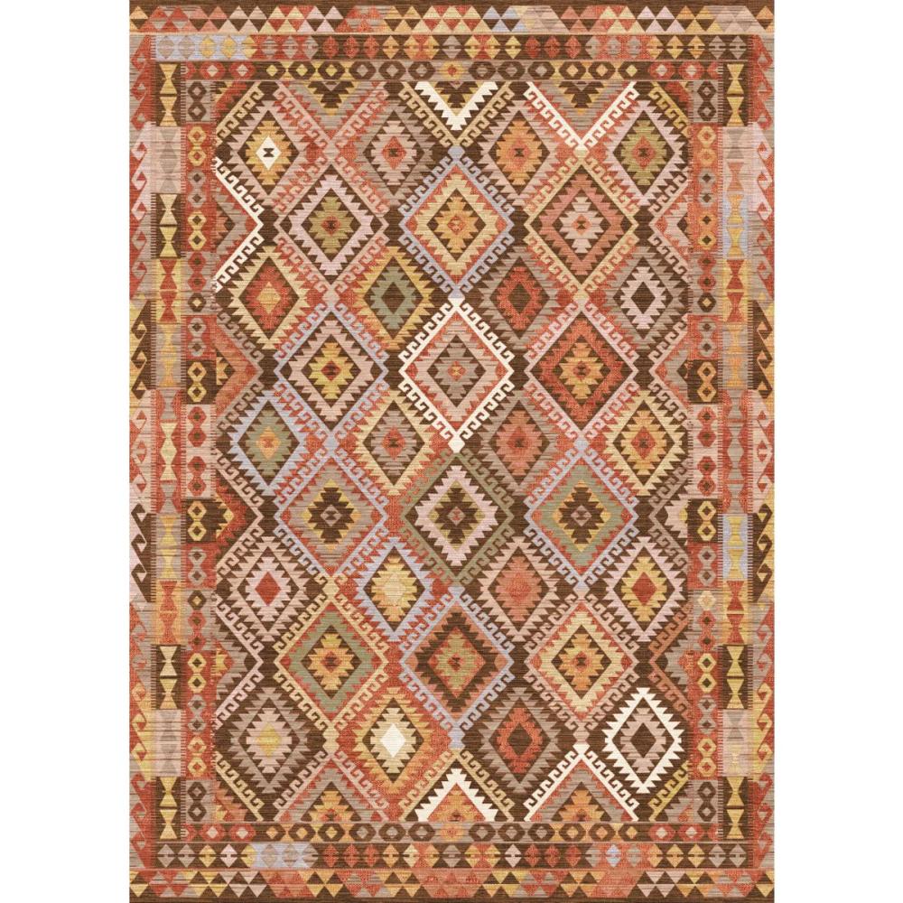 Assania Coral Multi Rug – 2.5×10 Rugs – Premium Linen | 2.5×10 Rugs Linen & Washable Rugs 2.5x10 Rugs