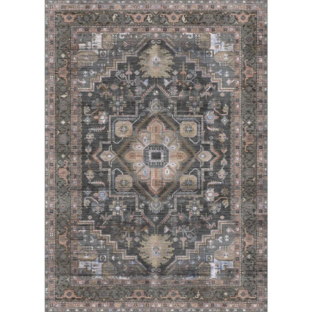 Ozana Brown Multi Rug – 5×7 Rugs – Premium Linen | 5×7 Rugs 5x7 Rugs 5x7 Rugs