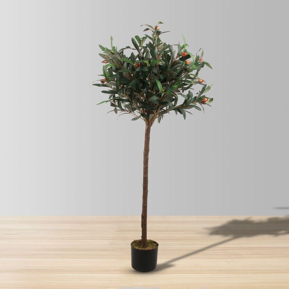 Obee Artificial Olive Tree Potted Plant 4.3′ | Artificial Boxwood Topiary Artificial Boxwood Topiary Artificial Boxwood Topiary